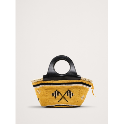 Bananarepublic Caxinas Mini Embroidered Basket By Entrudo