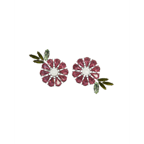Carolina Herrera cz crystal daisy earrings