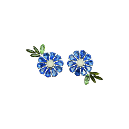 Carolina Herrera cz crystal daisy earrings