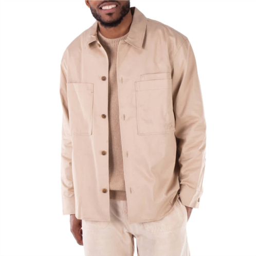 Maison Kitsune long-sleeve cotton gabardine overshirt