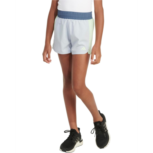Girls adidas Kids Clrblock S24 WVN Pacer Short(Big Kid)