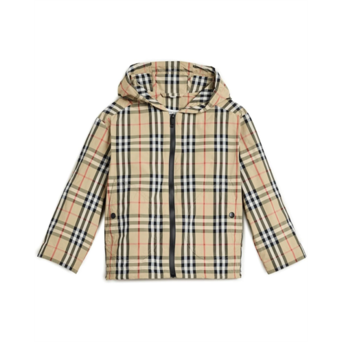 Boys Burberry Kids Jem Check Coat (Toddler/Little Kids/Big Kids)