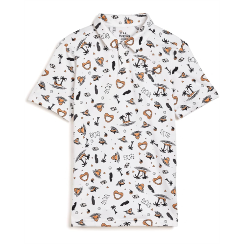 Boys Under Armour Kids Matchplay Printed Golf Polo (Big Kid)