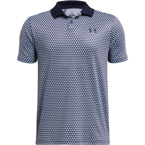 Boys Under Armour Kids Matchplay Printed Golf Polo