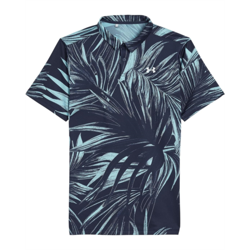 Boys Under Armour Kids Matchplay Printed Golf Polo (Big Kid)