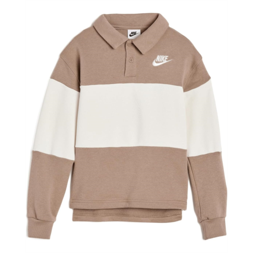 Boys Nike Kids Futura Long Sleeve Rugby Polo (Little Kid)