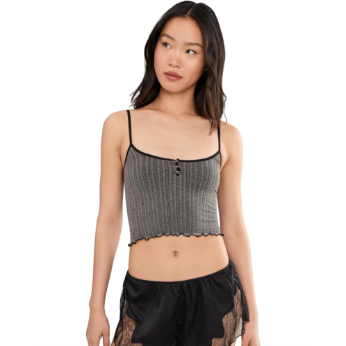 Womens Free People Snap Into It Henley Crop