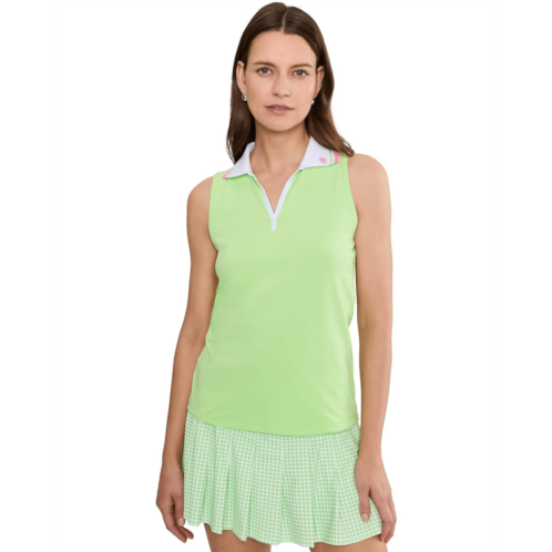 Womens Lilly Pulitzer Frida Sleeveless Polo UPF