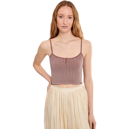 Womens Free People Snap Into It Henley Crop