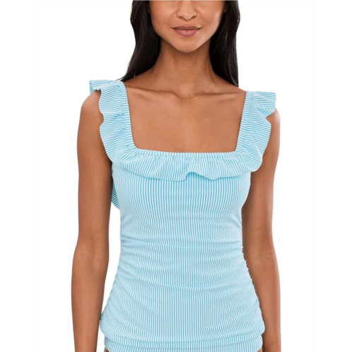 Womens Lilly Pulitzer Aemma Ruffle Tankini Top