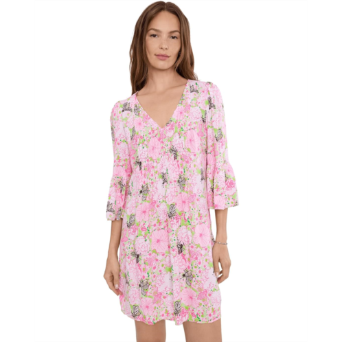 Womens Lilly Pulitzer Danika 3/4 Sleeve Tunic Dress