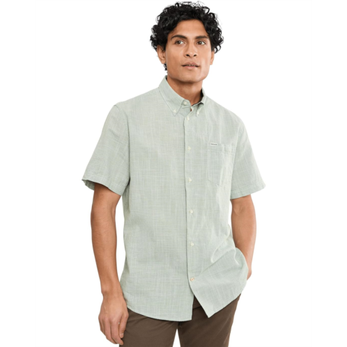 Mens Barbour Fleming Linen Blend Regular Short Sleeve Shirt