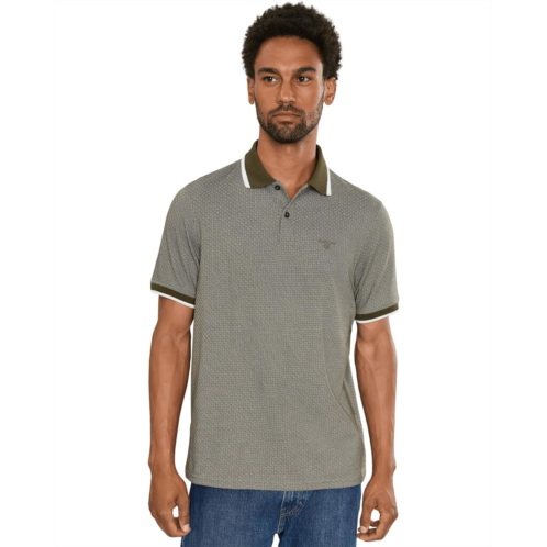 Mens Barbour Weston Textured Polo Shirt