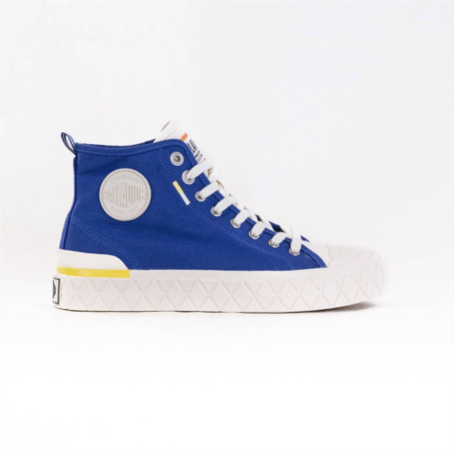 Palladium womens palla ace chukka organic sneakers in retro blue