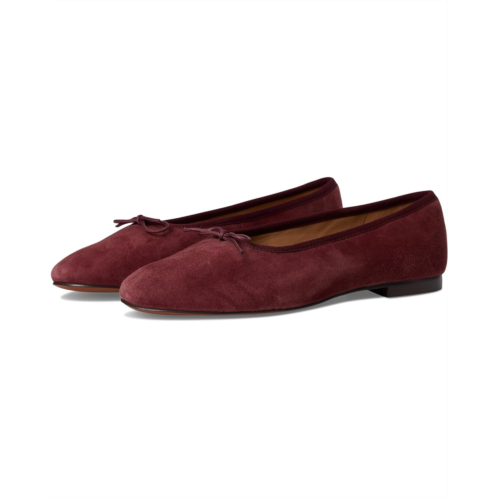 Womens Madewell The April Ballet Flat in Suede