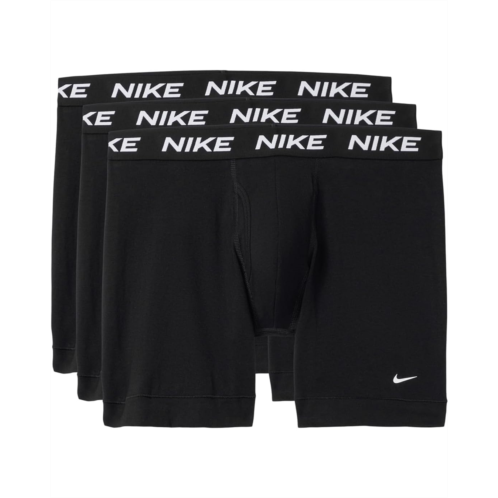 Mens Nike All Day Cotton Stretch with Fly Boxer Brief 3-Pack