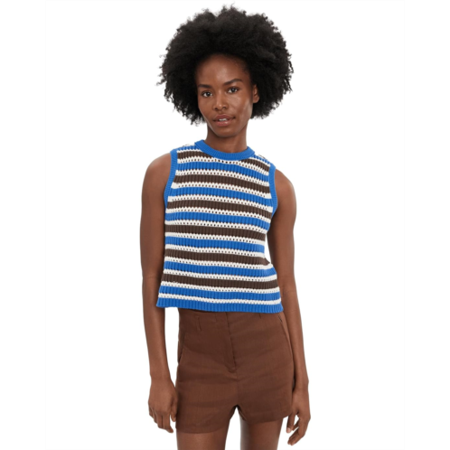 Womens Madewell Loriana Texture Stripe Tank