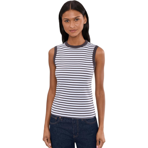 Womens Madewell The 90s Shell Tank in Compact Cotton