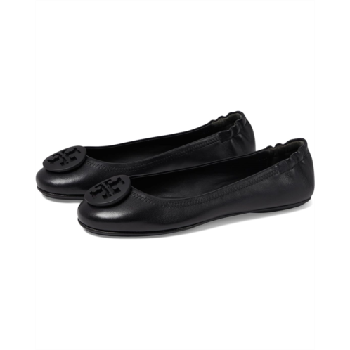 Womens Tory Burch Minnie Travel Ballet w/ Metal Logo