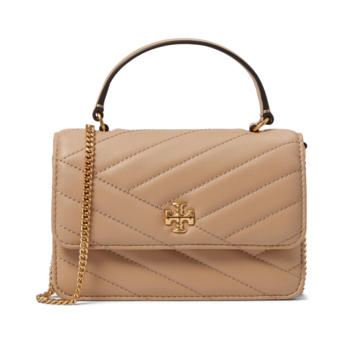 Tory Burch Kira Chevron Mini Top-Handle Chain Wallet