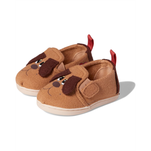 Kids TOMS Kids Felt Pound Puppy Tiny Twin Gore Alpargata (Toddler/Little Kid)