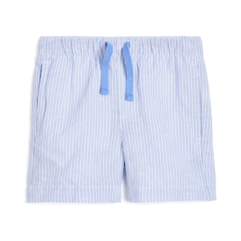 Boys Janie and Jack Stripe Pull-On Linen Shorts (Toddler/Little Kid/Big Kid)