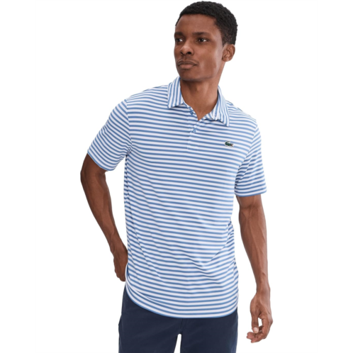 Lacoste Regular Fit Ultra Dry Striped Golf Polo Shirt