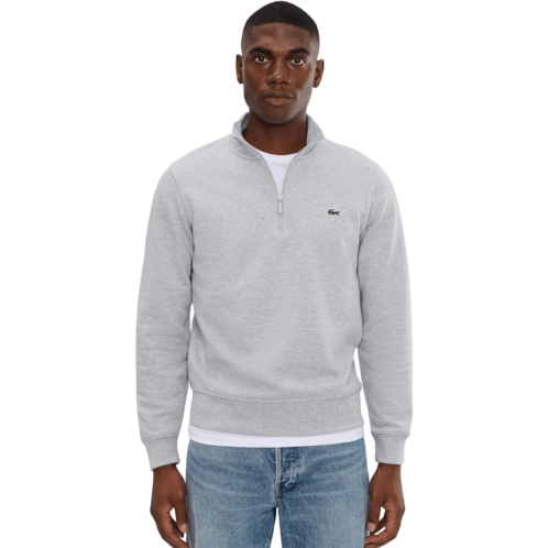 Lacoste High Neck Zipped Fleece Sweatshirt