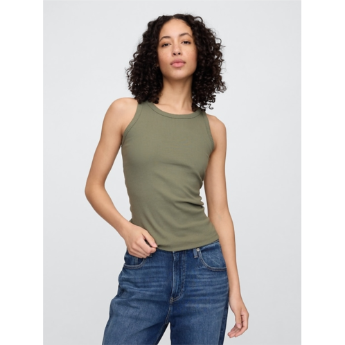 Gap Ribbed Scoopneck Tank Top