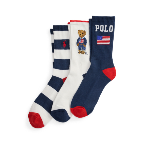 Polo Ralph Lauren Polo Bear Crew Sock 3-Pack