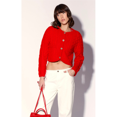 Walter Baker claire cardigan red