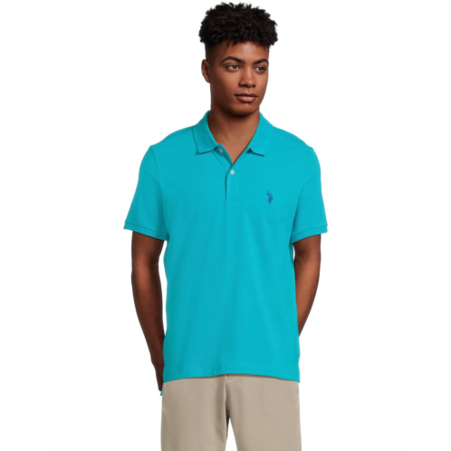 U.S. Polo ASSN. Slim Fit Solid Pique Polo Shirt