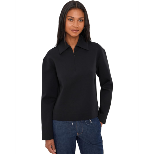 Vince Long Sleeve Collared Half Zip