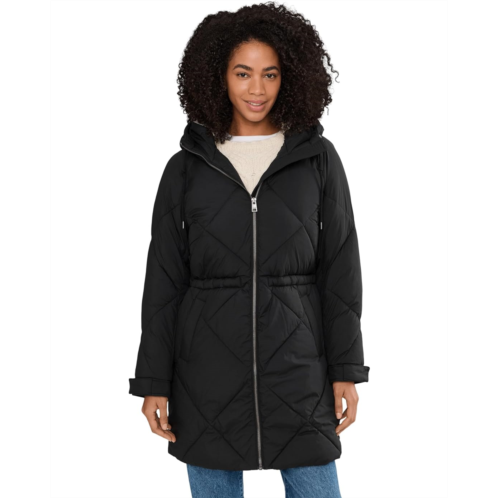 Womens Levis Quilted Long Parka Jacket