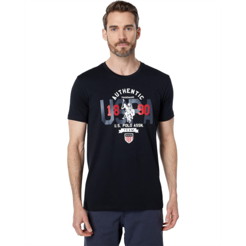 U.S. POLO ASSN. Short Sleeve Crew Neck Authentic Graphic Tee