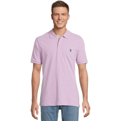 U.S. Polo ASSN. Solid Cotton Pique Polo with Small Pony