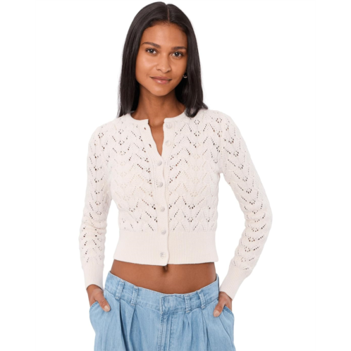 Free People Pretty In Pointelle Cardi