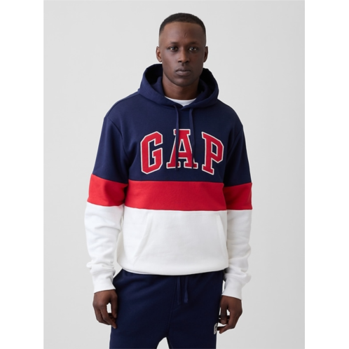 Adult Relaxed Gap Logo Colorblock Hoodie
