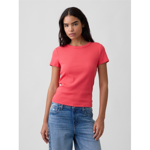 Gap Essential Ribbed Crewneck T-Shirt