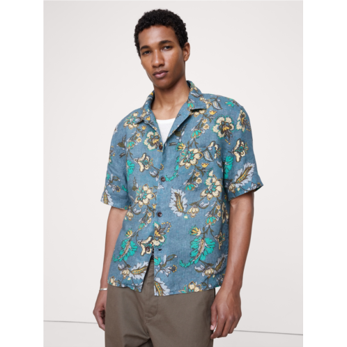 Bananarepublic Standard-Fit Linen Resort Shirt