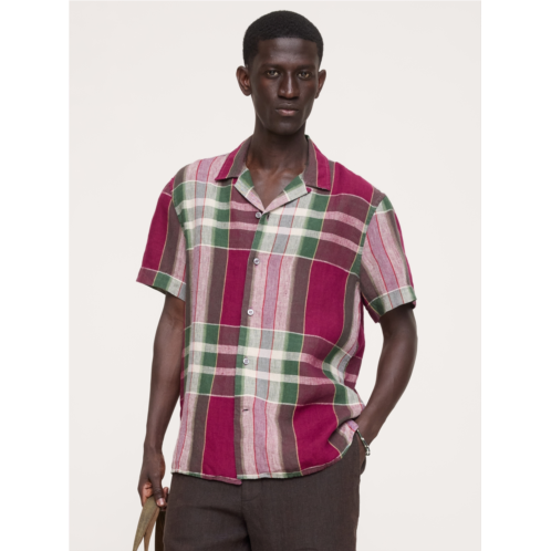 Bananarepublic Standard-Fit Linen Resort Shirt