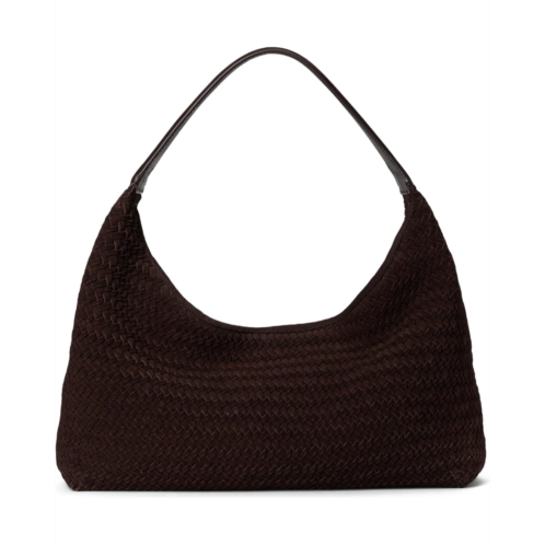 Madewell Slouchy Shoulder Bag Suede Woven