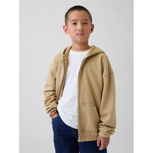Gap Kids VintageSoft Relaxed Zip Hoodie