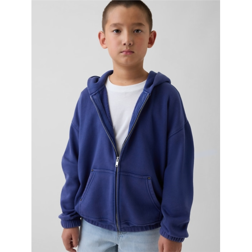 Gap Kids VintageSoft Relaxed Zip Hoodie
