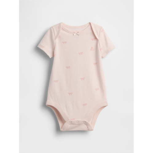 Gap Baby First Favorites Organic Cotton Bow Bodysuit