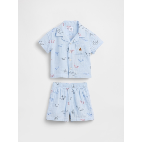 Gap Baby Cotton Gauze Cabana Outfit Set