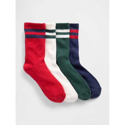 Gap Kids Varsity Crew Socks (4-Pack)