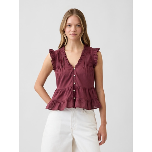 Gap Tiered Ruffle Top