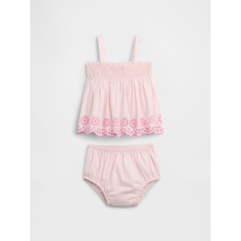 Gap Baby Eyelet Two-Piece Outfit Set