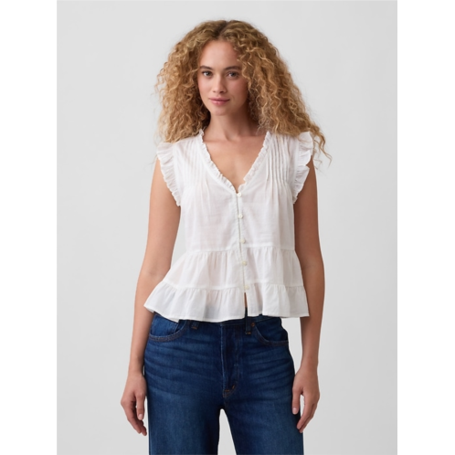 Gap Tiered Ruffle Top